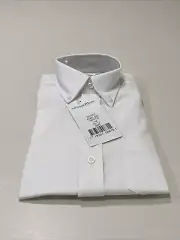 Flynn O’Hara Boys Short Sleeve Oxford Shirt White Size YM