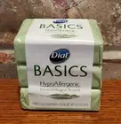 Dial Basics HypoAllergenic 3.5oz Bar Soap, 3 Pack, VHTF Retired NEW SEALED