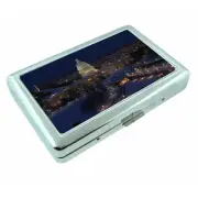Washington D.C. D2 Silver Metal Cigarette Case RFID Protection Wallet Monuments