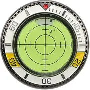 Golf Green Reader, Golf Level Ball Marker, Green Putting Reading Aid, Golf Accessorie, Poker Chip Style Bubble Level for Sports Outdoor