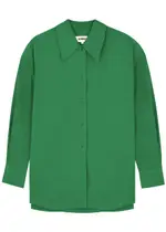 Ymc Lena Cotton-poplin Shirt - Green - S (UK8-10 / S) S (UK8-10 / S)