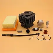 42mm Cylinder Piston Air Fuel Filter Line Oil Seal Spark Plug Kit for Stihl FS450 FS 450 Trimmer Spare Part 4128 020 1211 Cylinder Piston Gasket Kit