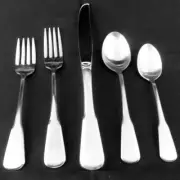 HOMESTEAD by Oneida 5 Piece Place Setting NEW NEVER USED Deluxe Collection