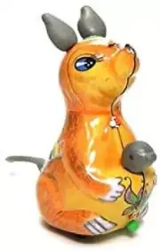 Kangaroo Wind Up Tin Toy