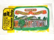 An Original Vintage Packeted Souvenir Cloth Patch Miles Historical Village Qld