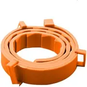 Prevention Natural Flea Adjustable Collar Puppys Cat Pet Collars (Orange, Small)