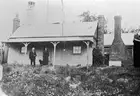Creswick Victoria 1925 A man and woman in front of a house There i Old Photo