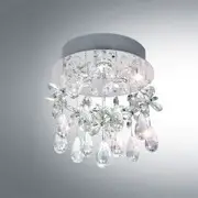 Telbix Lighting Paradis 32 Stainless Steel Crystal 3LT CTC Light - Chrome / Clear