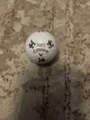 (1) RARE Callaway Chrome Soft TRUVIS Golf BALL (2002) Hopkinton Country Club MA