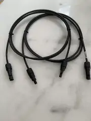 4 X Radox 2m 4mm2 PV Solar Panel Extension Cable w/ Female Male Connectors PAIR