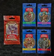 HERO REALMS deckbuilding game 1, deck, 4 character packs, unopened, new