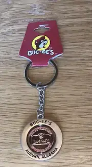 Buc-ee's Logo Spinner Keychain, Key Ring - Auburn Alabama Store