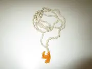 Holy Basil Tulsi Wood Beads 108+1 Size -7-8 MM Rosary Mala for Prayer, 64” Long