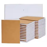 48 Pack Small Blank Notebooks for Kids Bulk, Kraft Paper Journals for Student...