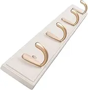Wall-Mounted Coat Rack, Wall Mounted Coat Rack No Drill Hooks Hangers Multicolor Multiple Sizes(White,S)