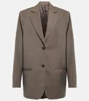 [Toteme] Toteme Oversized wool blazer AU 10 brown