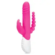 Rabbit Essentials Double Penetration Rechargeable Rabbit Vibrator