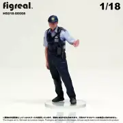 HS018-00008 figreal 1/18 Police Officer Japan painted figure Diorama police car
