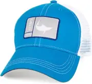 Costa Del Mar Original Patch Marlin Blue And White Adjustable Hat Cap Brand New