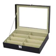 8 Slot Eyeglass Sunglasses Storage Box Men Women Glasses Display for Case Organ