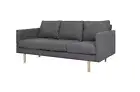 Dark grey 3 seater sofa confortable