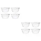 Pyrex 6001142 6oz 4-Piece Glass Custard Bowls (2-Pack)