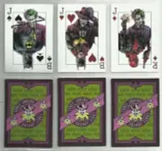 2020 DC Comics BATMAN THREE JOKERS "Complete Set" of 3 PROMO Playing Cards MINT!
