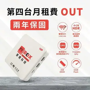 免運費+三贈品 PVBOX 元博 普視電視盒 4G/32G 支援4K 電視機上盒 更勝安博盒子/小米盒子