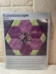 KALEIDOSCOPE Block 7 HONEYCOMB Jo Ann Quilt BOM Joann Kit Pattern Fabric