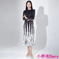 在飛比找Yahoo奇摩拍賣-7-11運費0元優惠優惠-小櫻桃Cherry三宅一生 三宅一生洋裝 三宅洋裝 三宅褶皺