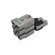 Blue Bar 50 amp Anderson Style Plug Single to Triple Grey Mini Adaptor