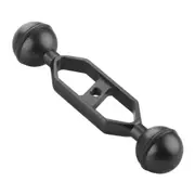 5.0 inch 12.7cm Aluminum Alloy Dual Balls Arm for Underwater Torch / Video Light(Black)