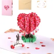 Pop up Wedding Card, Geeric 3D Proposal Card Popup Anniversary Love Card Roma...