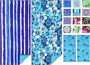 2 Pack Microfiber Lightweight Thin Beach Towel 180x80cm Extra Large Sand Free Towels for Adult Quick Dry Travel Beach Accessories Vacation Essential Gift