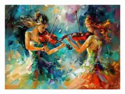 In Sync Canvas Print
