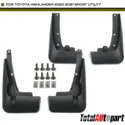 4 Mud Flaps Mudguards Splash Guard for Toyota Highlander 2020-2021 Front & Rear