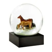 Horses Cool Snow Globe