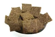 Flax Crackers Dog Treats, Healthy Flaxseed Linseed, All Natural, Vegan PetTreats
