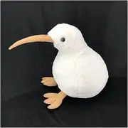 Comfortable Plush Toys 28cm Simulation Lifelike Kiwi Plush Toys Soft Kiwi Bird Stuffed Animals Doll Birthday for Kids Toys for ZSYHANG (Color : White)