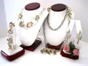 Brighton "EMBRACE" (2) Necklace-Earring-Bracelet Set (MSR$310) NWT/Pouch