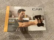 CAP 5 lb Pair Neoprene Hex Dumbbell Set 10 lbs Total Hand Free Weights Non Slip