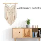 Wooden Wall Art Chic Bohemian Woven Blanket Tapestry Wall Hanging Macrame