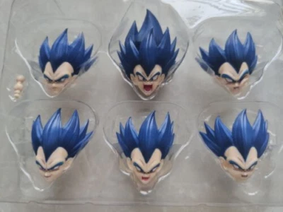 custom dragon ball shf super saiyan vegeta head sculpture