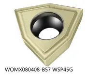 10 PCS ORIGINAL INSERTS WOMX080408-B57 WSP45G