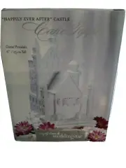 Fairy Tale Dreams Romantic White Castle Wedding Cake TopperA8