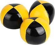 Juggling Balls, 3PCS Light Weight PU Thud Juggling Balls Clown Playing Juggle Ball Set with Net Storage Bag for Beginner Professional