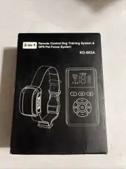 2-in-1 Remote Control Dog Training System & GPS Pet Fence System Open Box