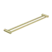 Nero Mecca Care 25mm Double Towel Grab Rail 900mm Brushed Gold