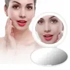 Portable Foldable 10X Magnification Mini 12 LEDs Makeup Mirror Cosmetic Tool WPD