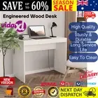 Modern Computer Desk Study Writing Table Laptop Home Office Workstation White AU